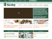 Tablet Screenshot of nardini.org.br
